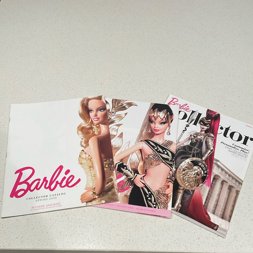 Barbie Collector Catalogs. Lot of three.